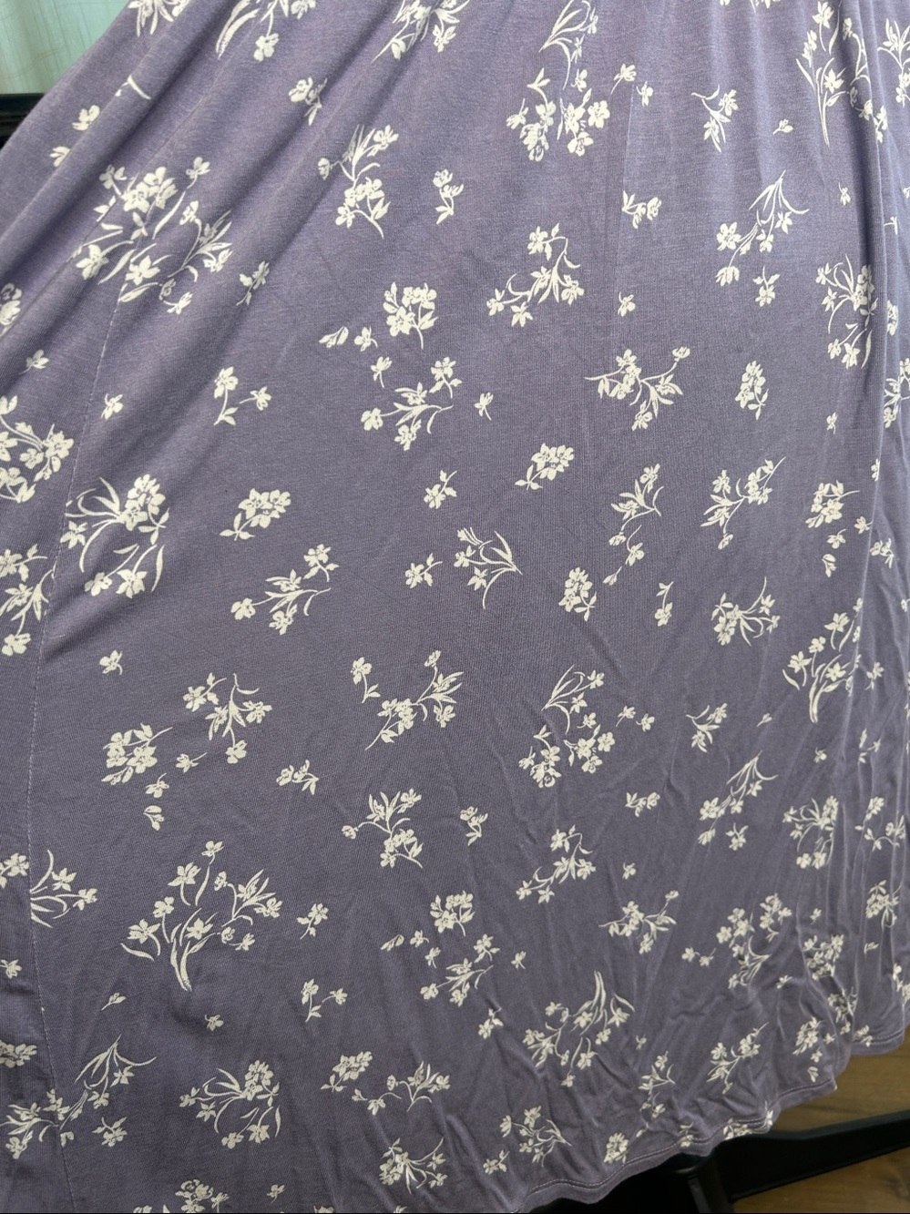 torrid Lavender Floral Square-Neck Midi Dress - Picture 2 of 6